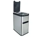 Контейнер мусорный Foodatlas JAH-534 с ёршиком сенсорный 7л (серебряный)