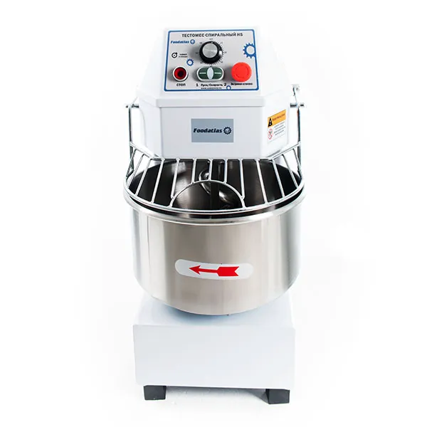 Тестомес спиральный HS-20 220В Foodatlas-0